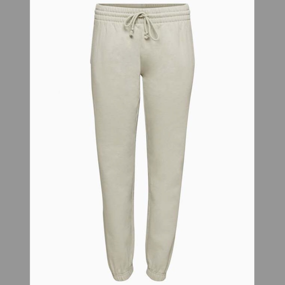 Aritzia TNA Dusky Green Extra Fleece Boyfriend Sweatpant